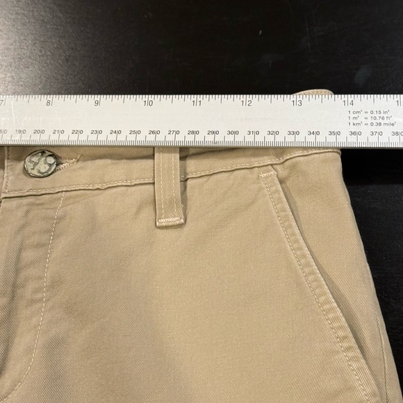 AG x Theory Womens Cropped Midrise Khaki Pants Adriano Goldschmied size 24 - Picture 12 of 13